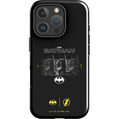 DC Comics The Flash Movie: I am Batman Past to Future iPhone 16 Pro Max Impact Case